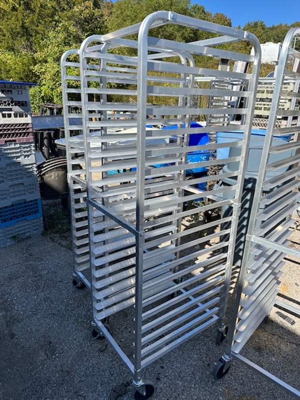 One Aluminum Speed Rack On Casters. 20X26X69 - Image 1 of 1