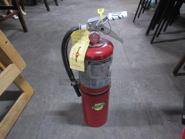 One Buckeye ABC Fire Extinguisher.