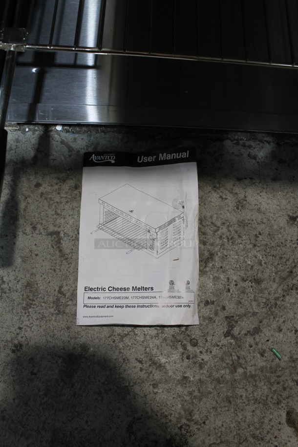 BRAND NEW! Avantco 177CHSME32M Stainless Steel Commercial Countertop Electric Powered 32" Cheese Melter. 208/240 Volts. - Image 3 of 6