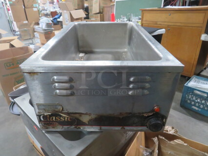 One American Permanent Ware Food Warmer. Model# W-3V. 120 Volt. 14.5X23X9