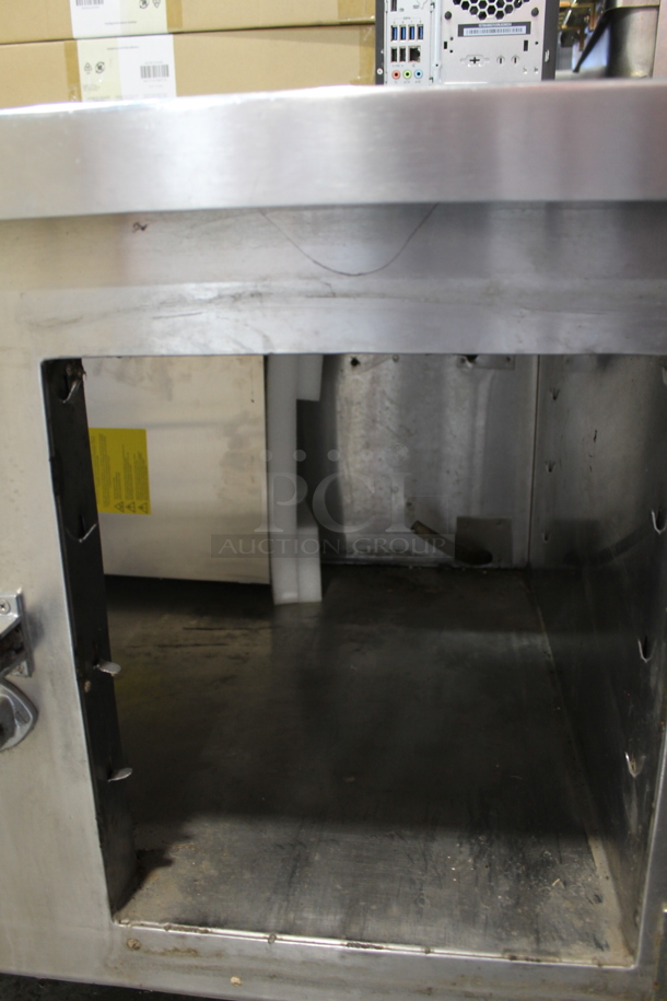 Stainless Steel Commercial 4 Door Work Top Unit. Cannot Test Due To Missing Power Cord - Image 4 of 7