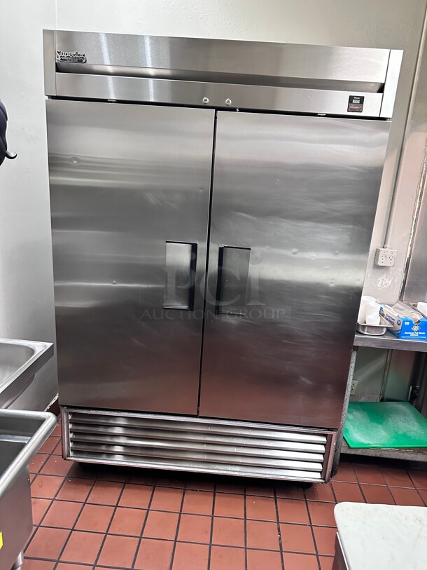 Working! True T-49F 54 Inch Two Section Reach In Commercial Freezer, (2) Solid Doors, 115v NSF Tested and Working! - Image 1 of 9