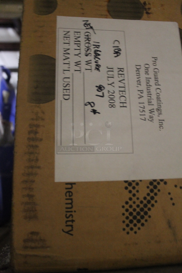 ALL ONE MONEY! PALLET LOT OF Various Items Including Bi Flare 83 Luster Pigment, SeamTek Grout and Finish Resin, Organic Peroxide, Spectrum Chemical, Min-u-sil 10 Silica. BUYER MUST REMOVE.  - Image 11 of 12