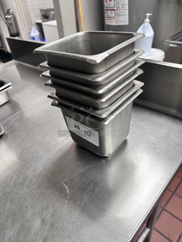 Clean! Vollrath 30842 Eighth Size Steam Pan - Stainless Steel NSF - Image 1 of 4