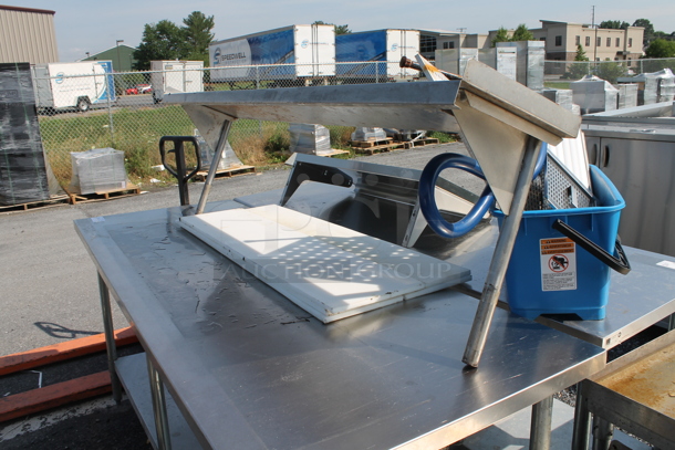 ALL ONE MONEY! Lot of Metal Shelf and Cutting Boards - Image 2 of 4