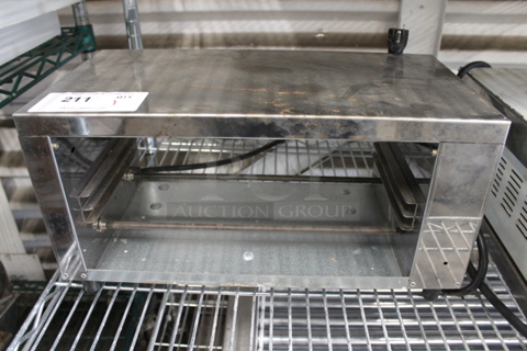 Milantoast 1400x Stainless Steel Commercial Countertop Warmer. 115 Volts, 1 Phase. Tested and Working!