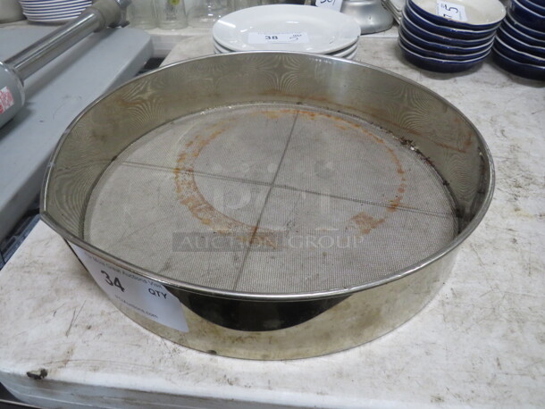 16 Inch Stainless Steel Sifter.