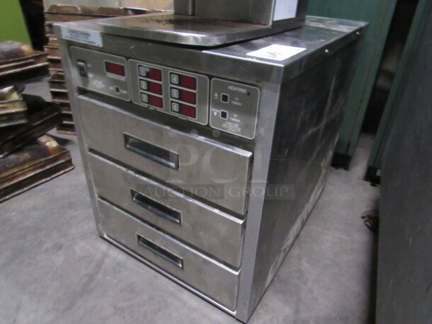 One Henny Penny 3 Drawer Heated Cabinet, With Manual. Model# HC-934. 18X24X22 - Image 2 of 3