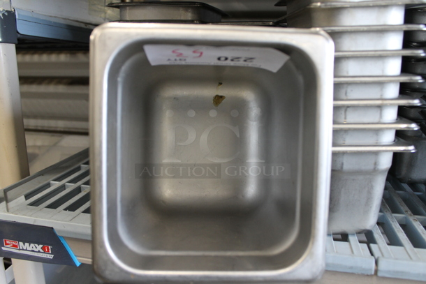 53 Stainless Steel Drop In Bins. Includes 1/9x4, 1/6x6. 53 Times Your Bid! - Image 6 of 6