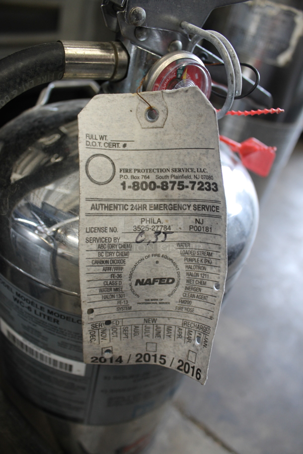 3 Various Wet Chemical Fire Extinguishers; Kitchen One, Buckeye. Buyer Must Pickup - We Will Not Ship. 3 Times Your Bid! - Image 6 of 9