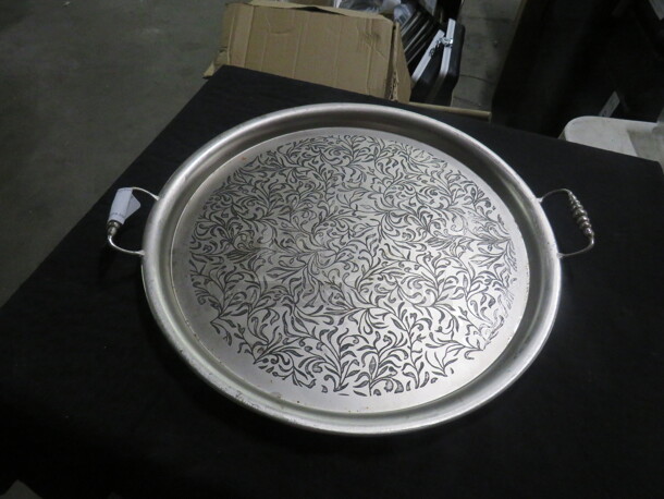 One 18 Inch Serving Tray.