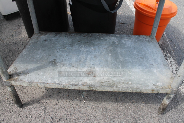 Stainless Steel Commercial Table w/ Metal Under Shelf. - Image 3 of 4