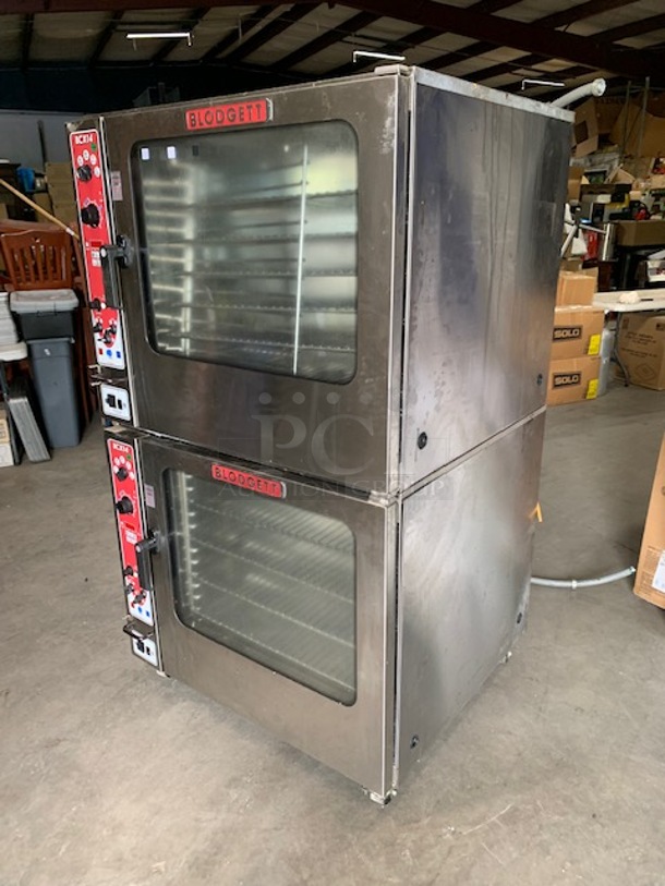 NICE!!! WORKING Blodgett Electric Combi Oven. #BCX14E. 208 Volt 3 Phase. 40X42X35.5. 40X42X71. $58,794.00. 2XBID! You Will Get 2 Ovens That  Make 1 Unit! - Image 2 of 5