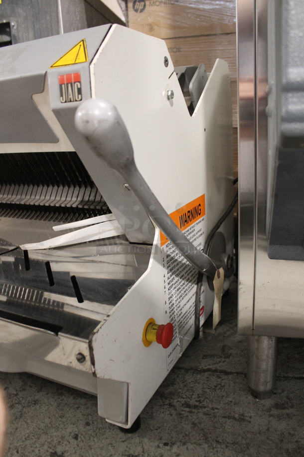 2015 JAC MJL 450 / 13 Pico Metal Commercial Countertop Gravity Fed Bread Loaf Slicer. 120 Volts, 1 Phase. Tested and Working! - Image 4 of 5