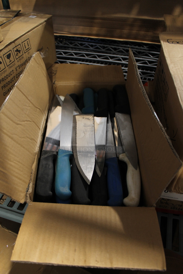 45 SHARPENED Stainless Steel Knives Including Chef Knives. 45 Times Your Bid!