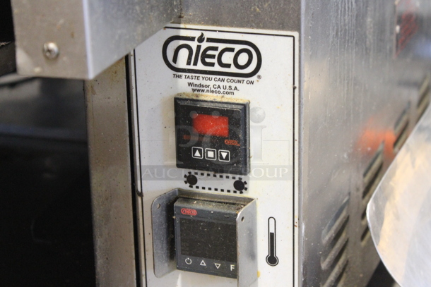 2018 Nieco JF63-2G Stainless Steel Commercial Countertop Natural Gas Powered BroilVection Conveyor Charbroiled Burger Grill. - Image 5 of 9