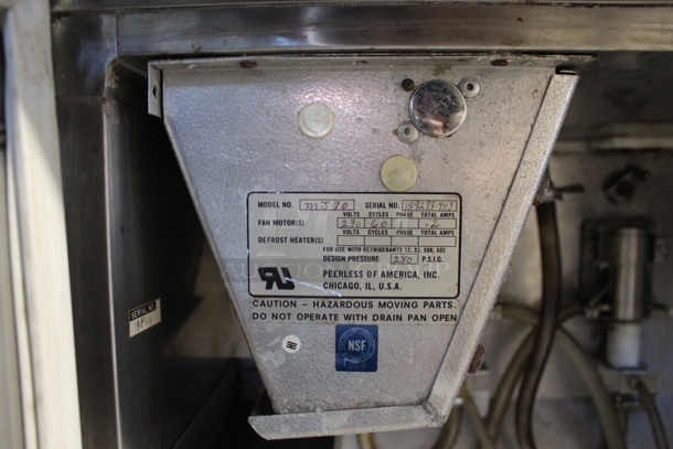 Electro Freeze 30TN-CAB-118 Stainless Steel Commercial Floor Style 2 Flavor w/ Twist Soft Serve Ice Cream Machine on Commercial Casters. 230 Volts, 3 Phase. - Image 5 of 8