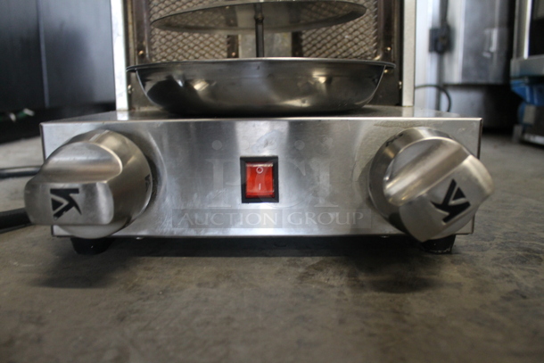 2021 GB-25 Stainless Steel Commercial Countertop Propane Gas Powered Gyro / Doner Kebab Machine.  - Image 5 of 9