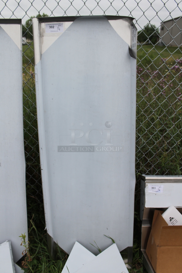 BRAND NEW SCRATCH AND DENT! KCS Stainless Steel Commercial Shelf w/ 2 Wall Mount Brackets. - Image 3 of 5