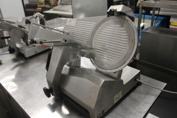 Univex 7512 Stainless Steel Commercial Countertop Meat Slicer w/ Blade Sharpener. 115 Volts, 1 Phase. Tested and Working! - Image 3 of 5