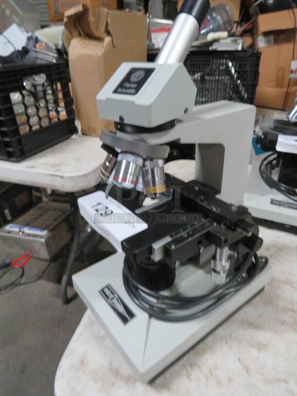 One Micromaster Fisher Scientific Microscope. #30348 - Image 2 of 2