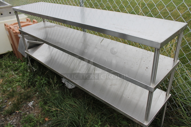 BRAND NEW SCRATCH AND DENT! Stainless Steel Commercial 3 Tier Shelving Unit. - Image 2 of 4