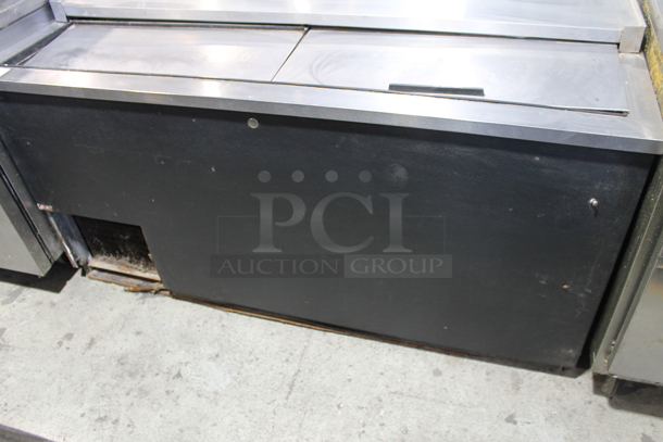 Beverage Air DW64 Stainless Steel Commercial Back Bar Bottle Cooler w/ 2 Sliding Lids. 115 Volts, 1 Phase. Tested and Working! - Image 3 of 6