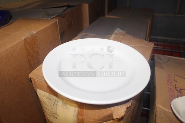 NEW IN BOX! 3 Boxes (24 Count Each) Homer Laughlin 9 5/8" Plates. 72X Your Bid!  - Image 1 of 3