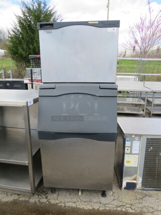 One Scotsman Prodigy Ice Maker And Bin. Model# C0630SA-32A. Bin #B530S. 208-230 Volt. 1 Phase. 30X34X73. $5643.00