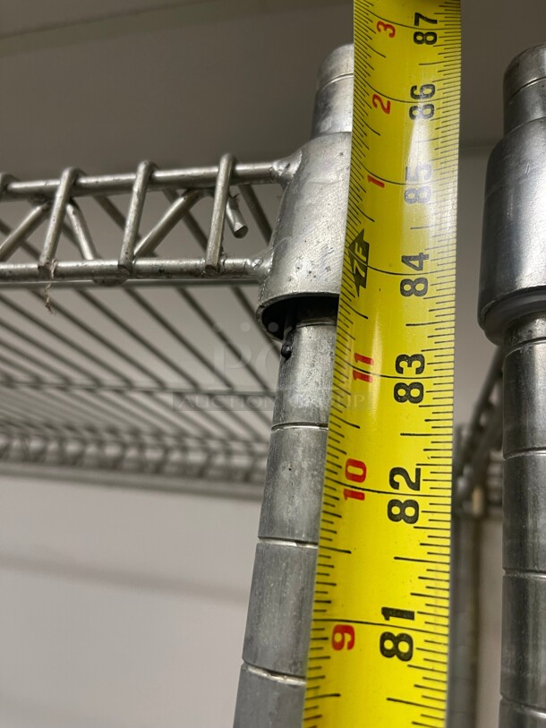 Clean! Commercial Stainless Steel Wire Racks With 5 Wire Shelves NSF 29x18x86 - Image 6 of 6