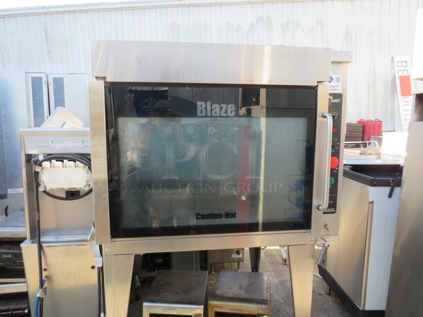 One Natural Gas Hardt BLAZE Rotisserie On Stand With Casters. 50X45X73 - Image 1 of 2