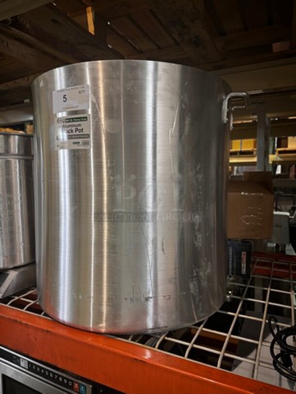 Choice 160Qt. Heavy Duty Aluminum Stock Pot, Brand New! - Image 3 of 6