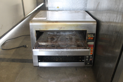 Star Holman QCBE-3-950H Stainless Steel Commercial Countertop Conveyor Toaster Oven. 208 Volts, 1 Phase. 