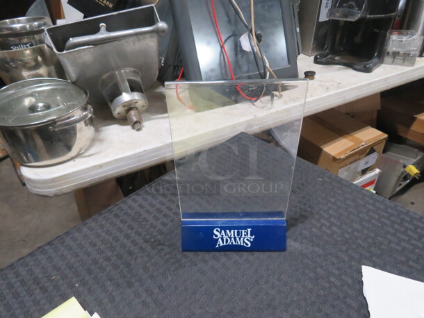 Samuel Adams Tabletop Menu Holder. 5XBID - Image 1 of 2