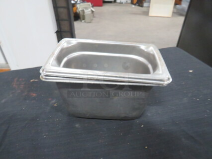 1/9 Size 4 Inch Deep Hotel Pan. 2XBID