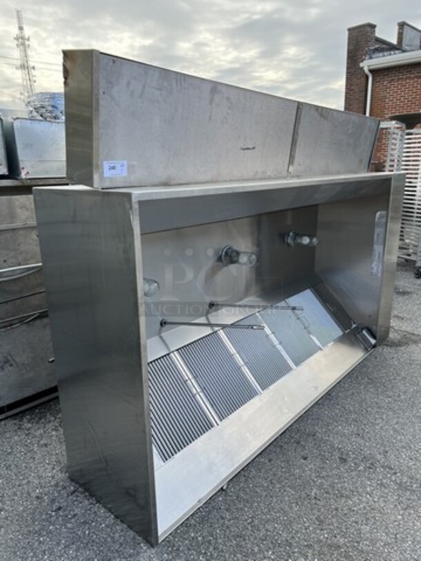 9' CaptiveAire Model 5424 ND-2 SELF CONTAINED Stainless Steel Commercial Grease Hood w/ Make Up Air Vent. 108x71x25 - Image 11 of 11