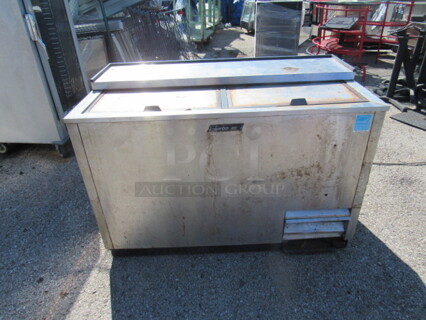 One SS Turbo Air Bottle Box. 115 Volt. Model# TBC-50SD. 50X26.5X33.5