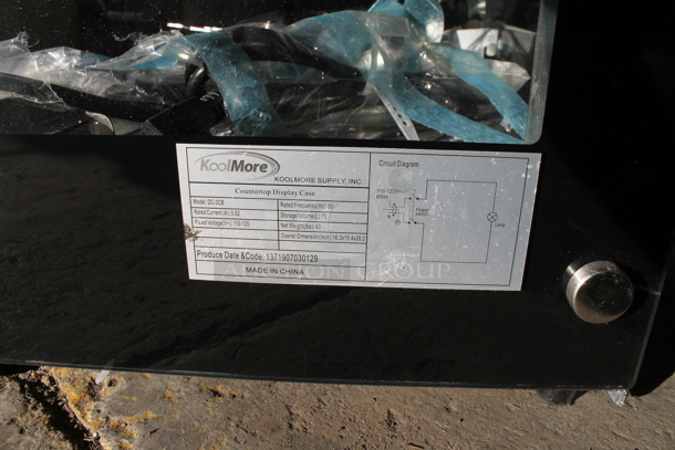 KoolMore DC-3CB Metal Commercial Countertop Display Case Dry Merchandiser. 110-120 Volts, 1 Phase.  - Image 3 of 3