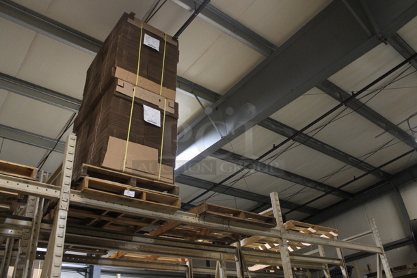 ALL ONE MONEY! PALLET LOT of BRAND NEW Cardboard Boxes and Three Extra Pallets. BUYER MUST REMOVE. - Image 1 of 3