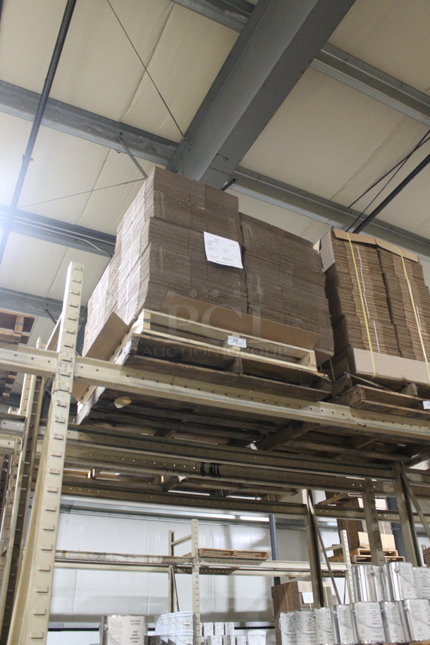 ALL ONE MONEY! PALLET LOT of BRAND NEW Cardboard Boxes and Two Extra Pallets. BUYER MUST REMOVE. - Image 2 of 2