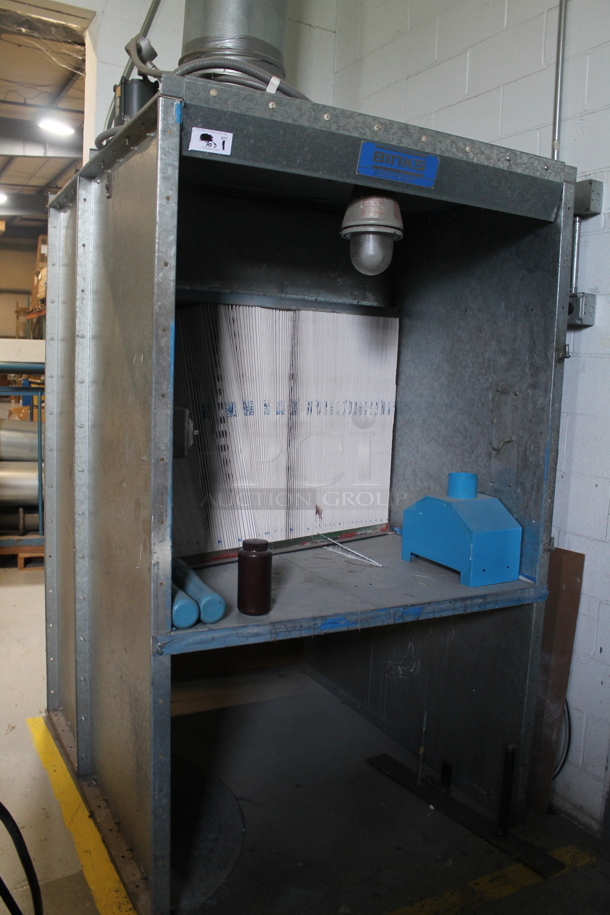 Binks Metal Cabinet w/ Light. BUYER MUST REMOVE. - Image 2 of 8