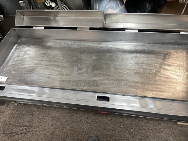 Lang 172T 72 inch  Electric Griddle w/ Thermostatic Controls - 1inch Steel Plate, 208v/3ph Tested and Working! - Image 12 of 12