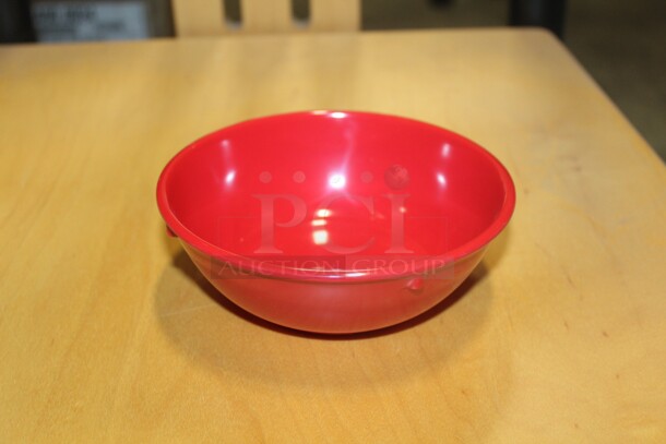 NEW IN BOX! 5 Boxes (48 Count Each) Carlisle Red 14oz Nappy Bowls. 240X Your Bid!  