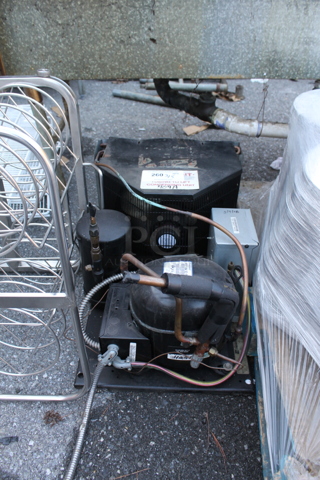 Copeland RRT10K1E-PFV-959 Metal Commercial Compressor. 208-230 Volts, 1 Phase. 