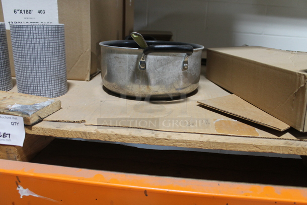 ALL ONE MONEY! PALLET LOT of Various Items Including Metal Pot and Rolls. BUYER MUST REMOVE. - Image 3 of 5