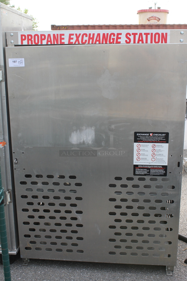Stainless Steel Commercial Propane Tank Case / Cage. - Image 1 of 4