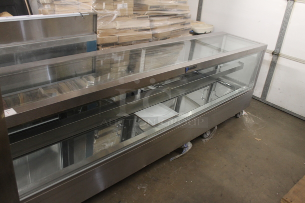 BRAND NEW SCRATCH AND DENT! Stainless Steel Commercial Countertop Display Case Merchandiser. Tested and Powers On But Does Not Get Cold - Image 2 of 5