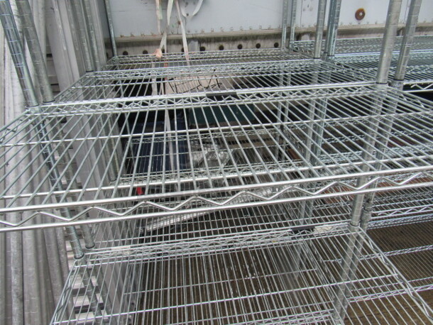 One METRO Shelf With 4 Shelves. 36X18X87 - Image 2 of 2