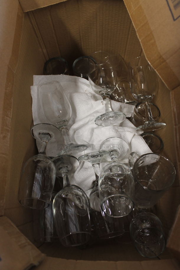 ALL ONE MONEY! Box of Wine Glasses. - Image 4 of 5