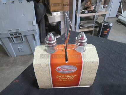 One NEW Oil And Vinegar Set. 